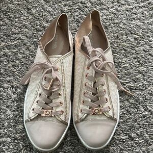 Michael Kors Women's Cream Sneakers